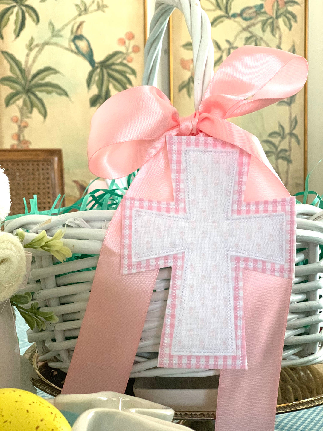 Cross Easter Basket Tag