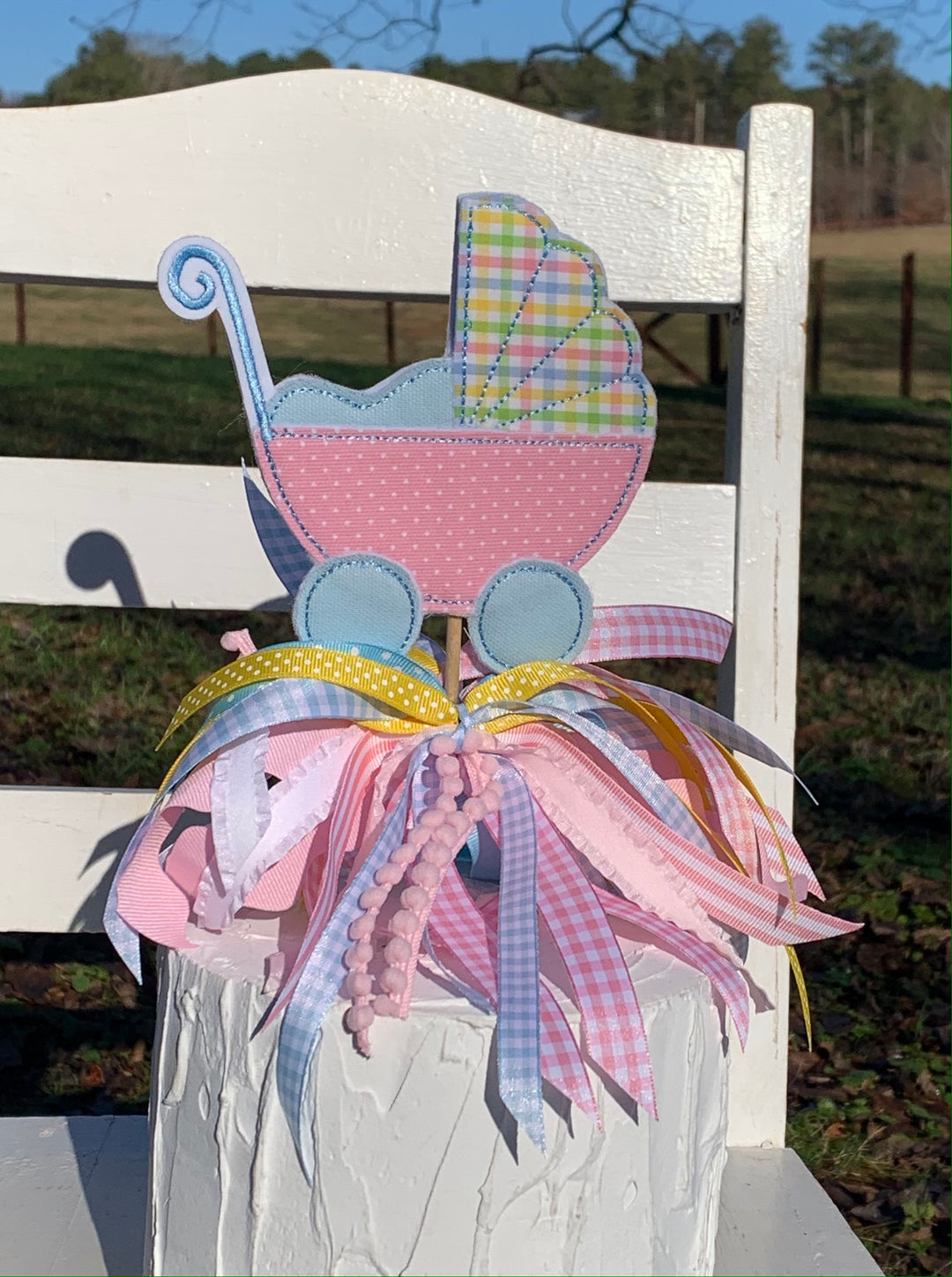 baby carriage cake Baby Carriage Cake topper – Little Happies
