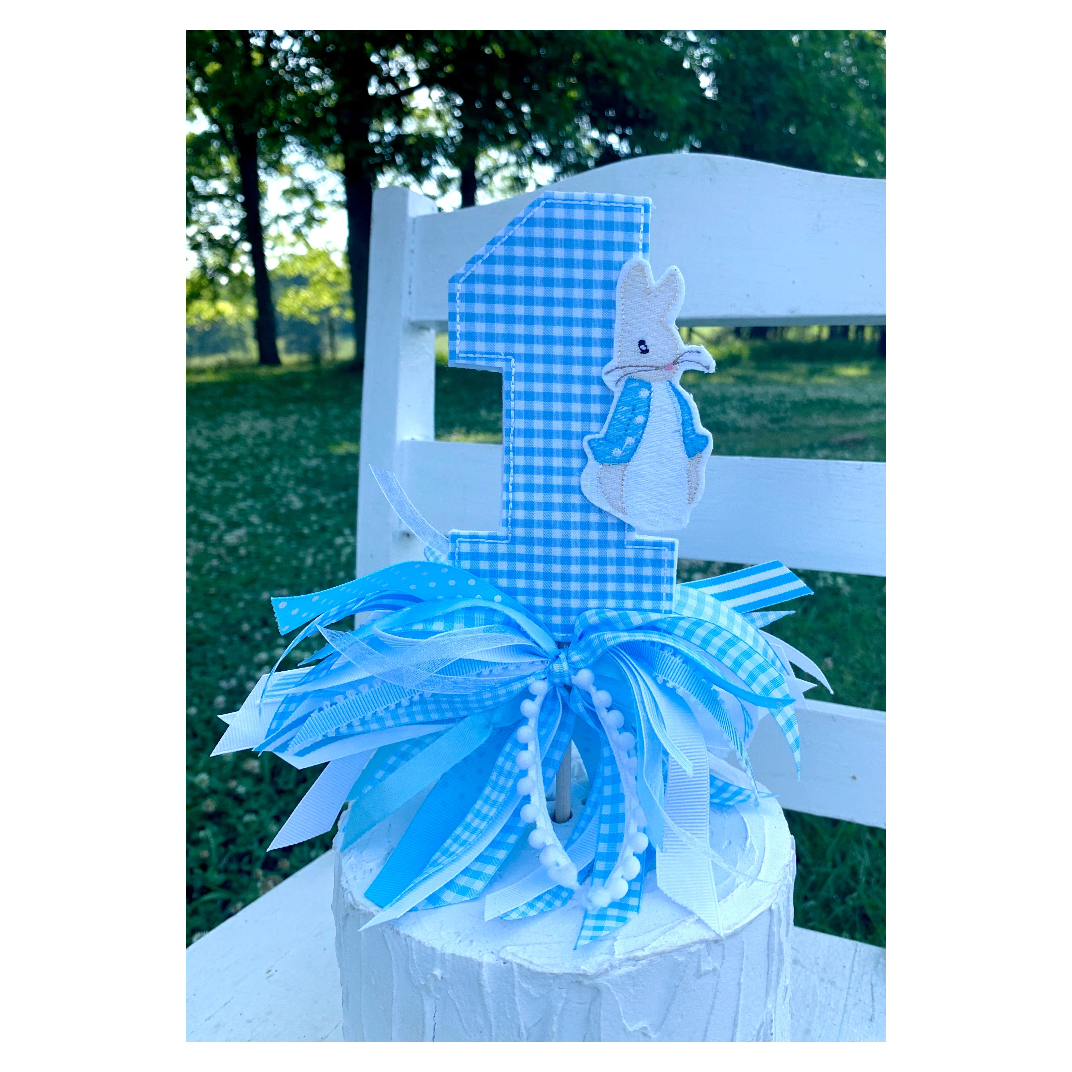 Custom Number Cake Topper with Addon