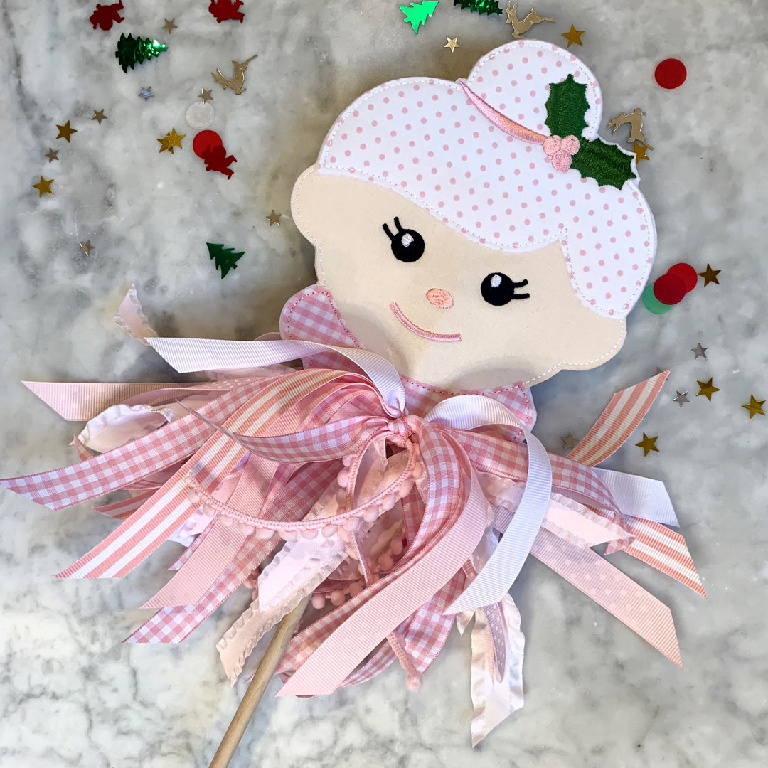 Mrs. Clause Wand in Pink