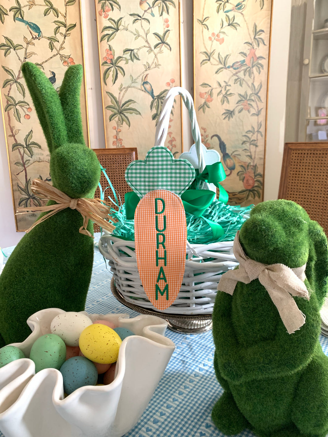 Carrot Easter Basket Tag