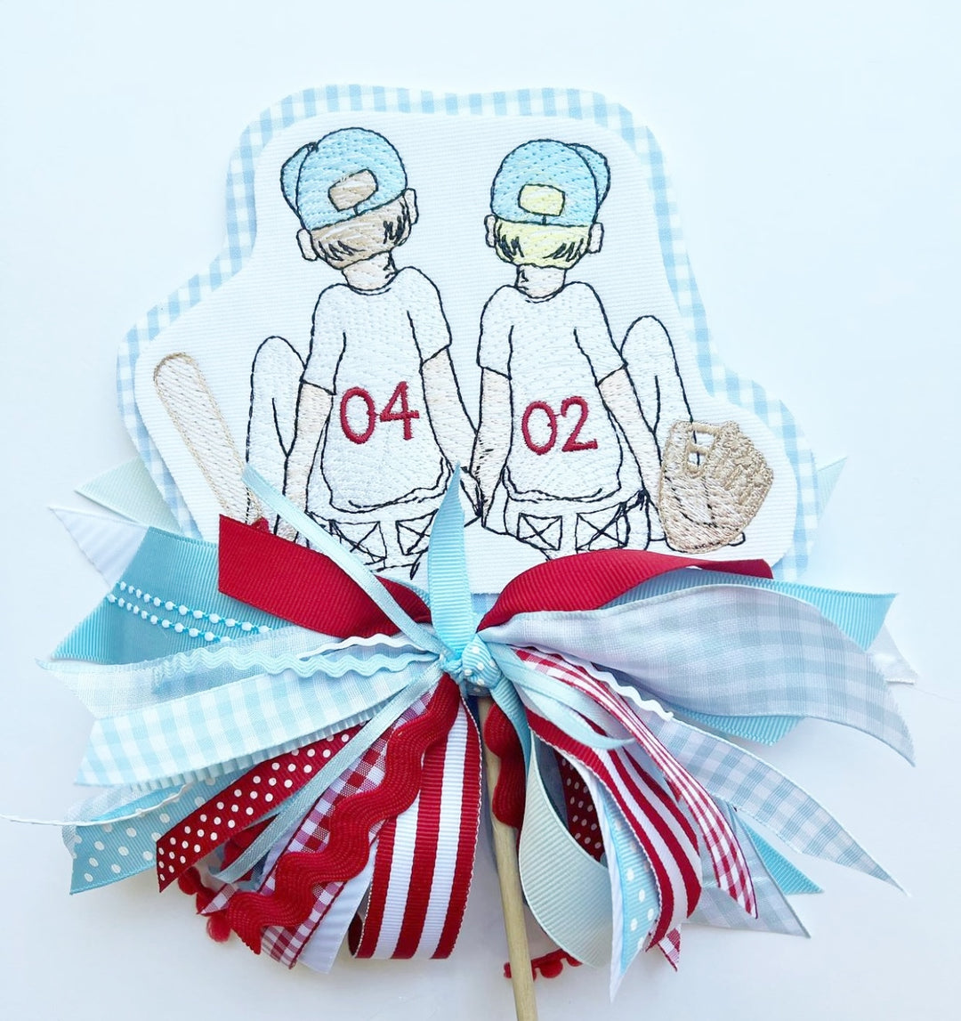 Baseball Players Cake Topper