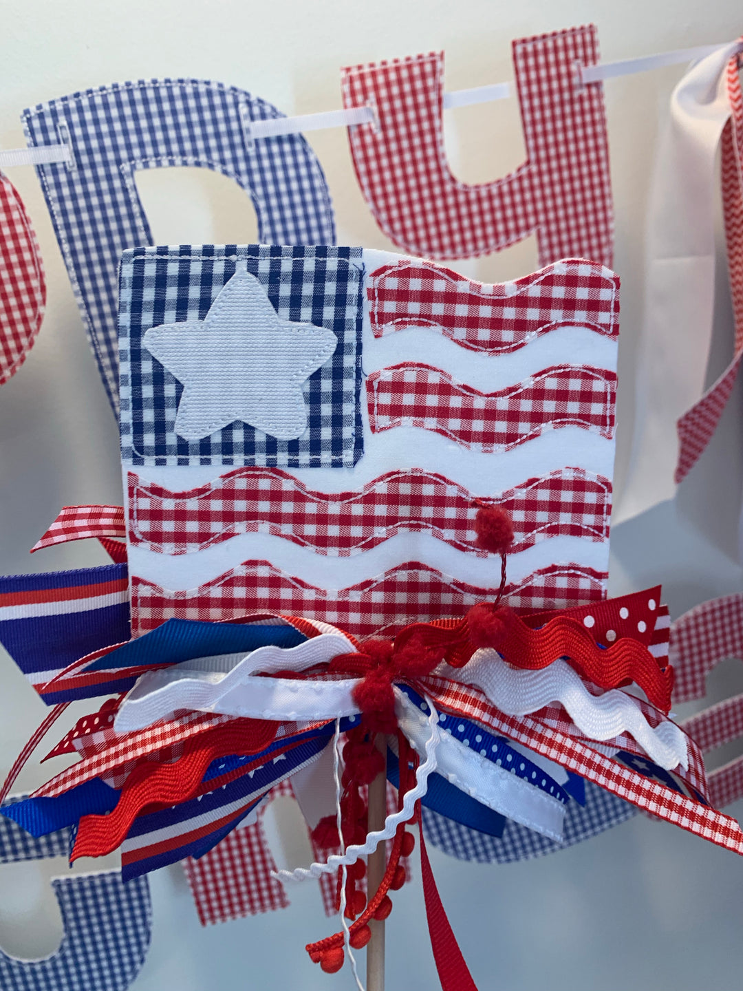 Flag Cake Topper