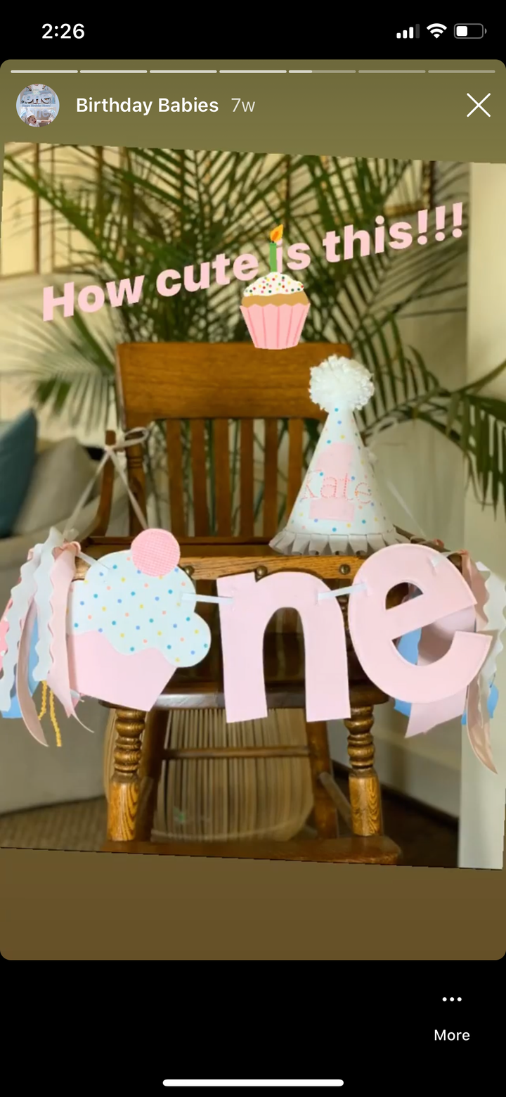 Cupcake ONE banner