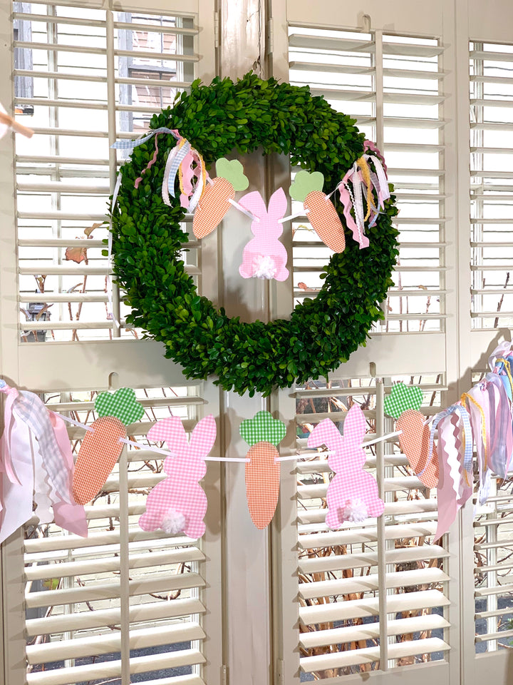 Bunny Tails and Carrots Banner