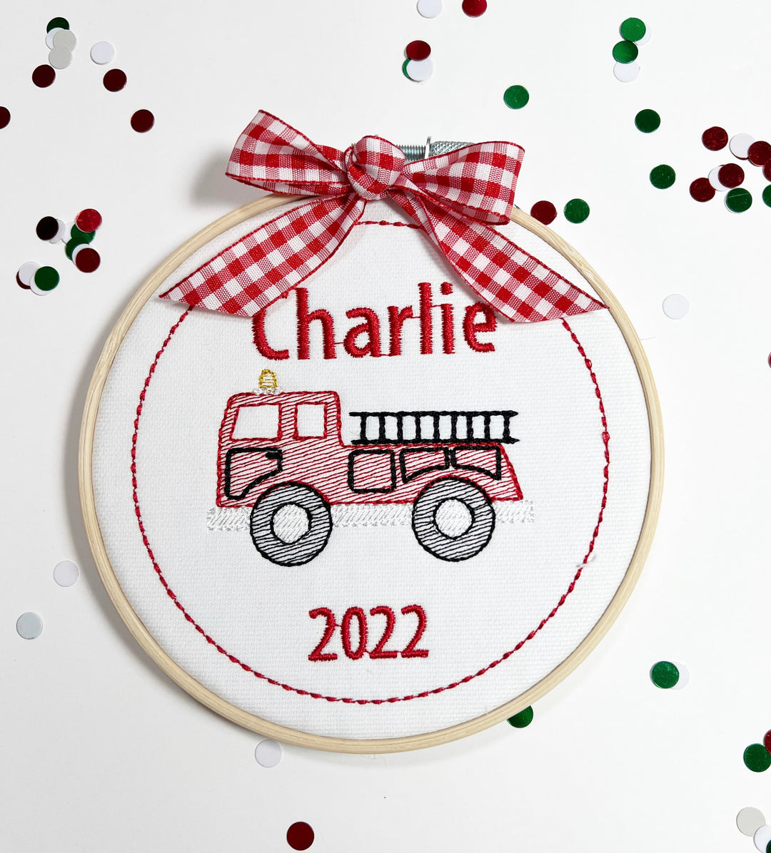 Firetruck Ornament