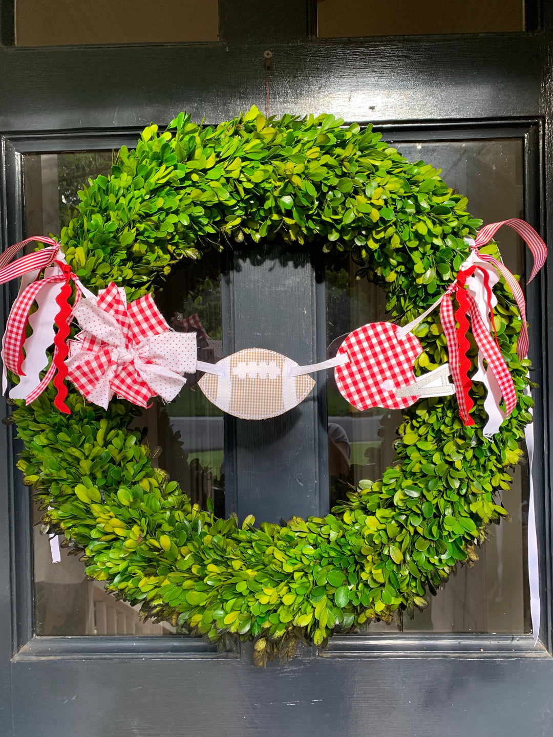 Football Wreath Banner