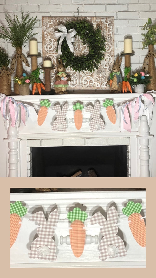 Farmhouse Bunny Banner