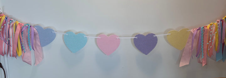 Pastel Heart Banner