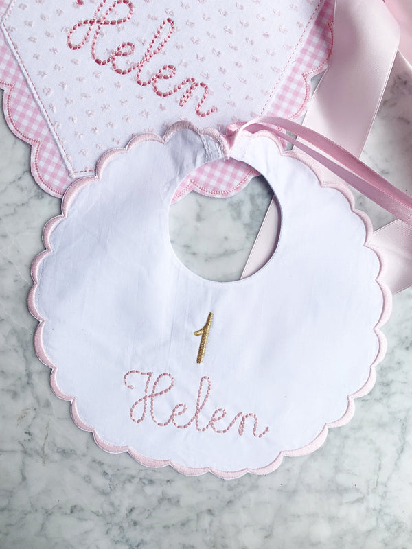 Scalloped Bibs