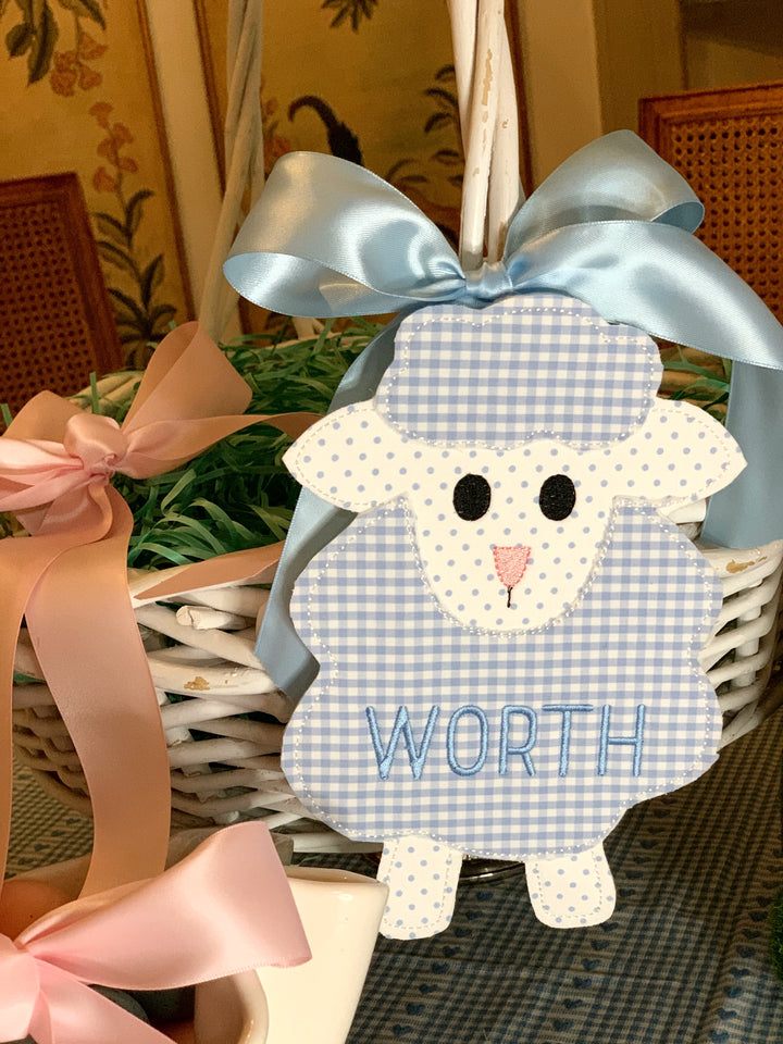 Lamb of God Easter Basket Tag