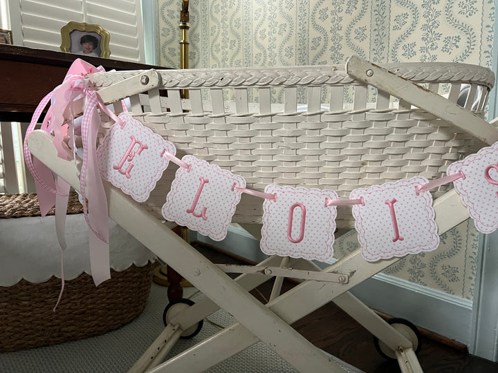 Scalloped Name Banner