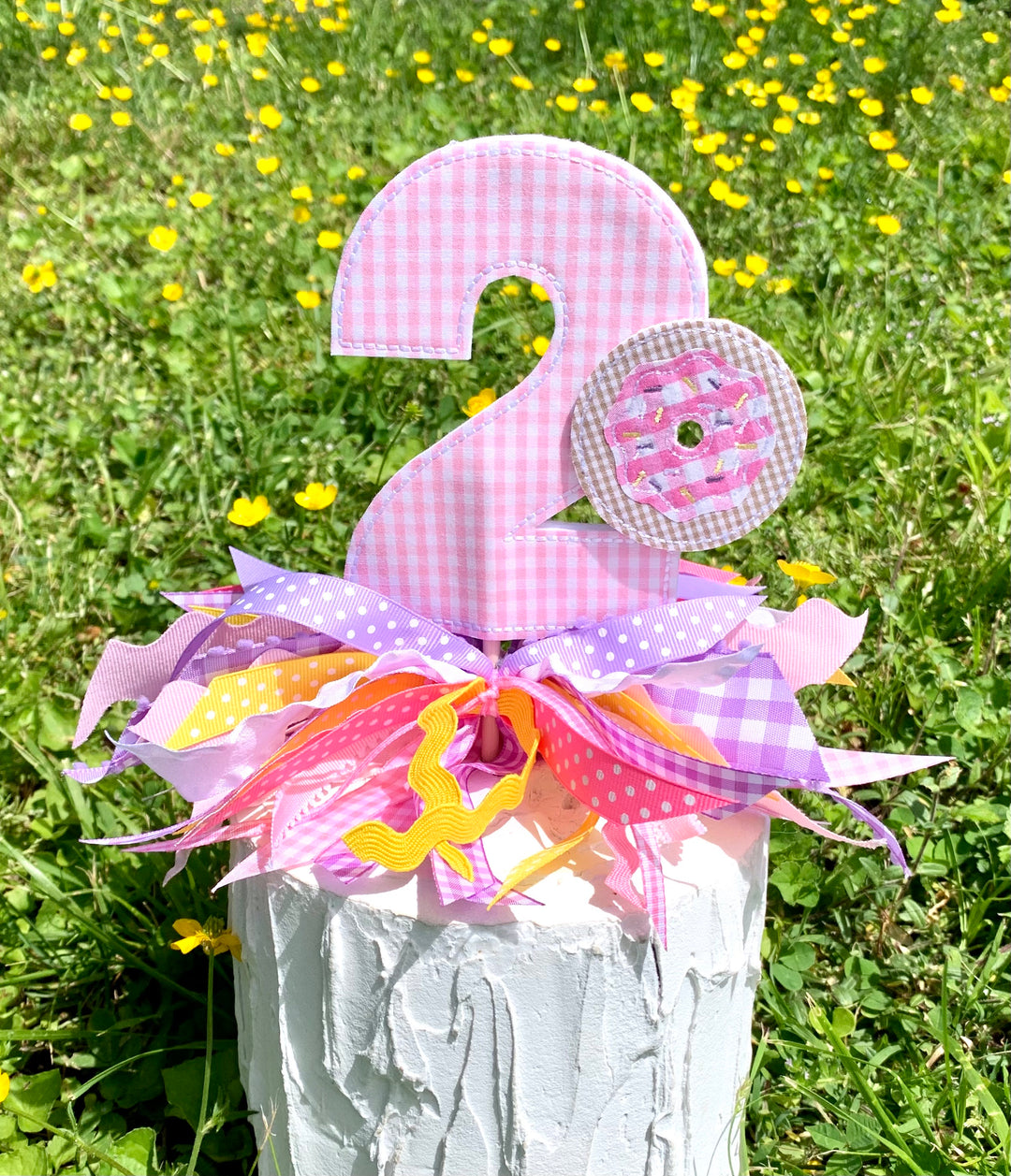 Donut Cake Topper with number