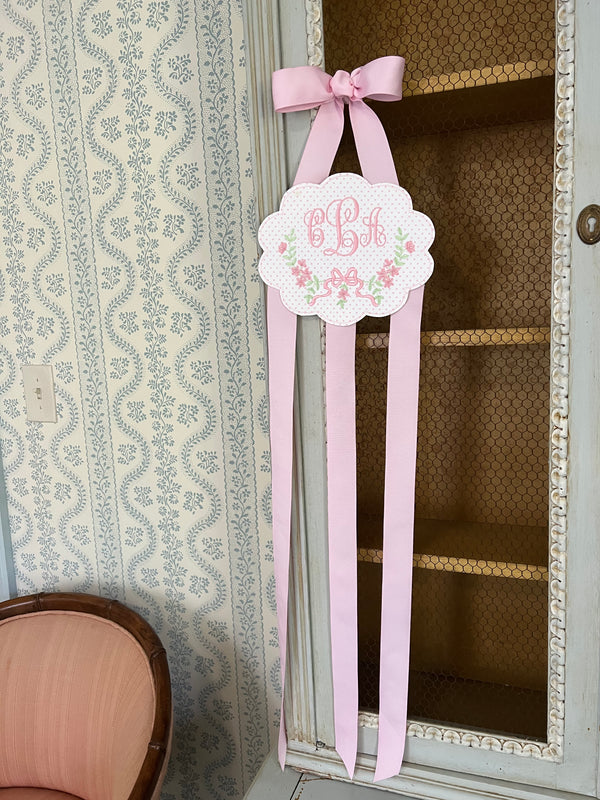 Floral Hair bow Hanger