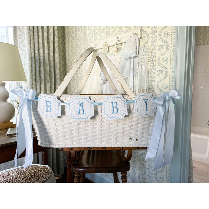 Square Baby/name Bassinet Banner